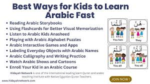 How to learn Arabic fast?