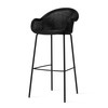 Edgard Bar Stool Black Steel A Base