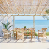 Colonial Teak Table 79"x39"