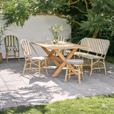 Sofie Outdoor Bistro 3-Seater Bench