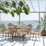 George Teak Round Table 63"