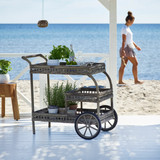 Sika Design James outdoor bar cart antique beach