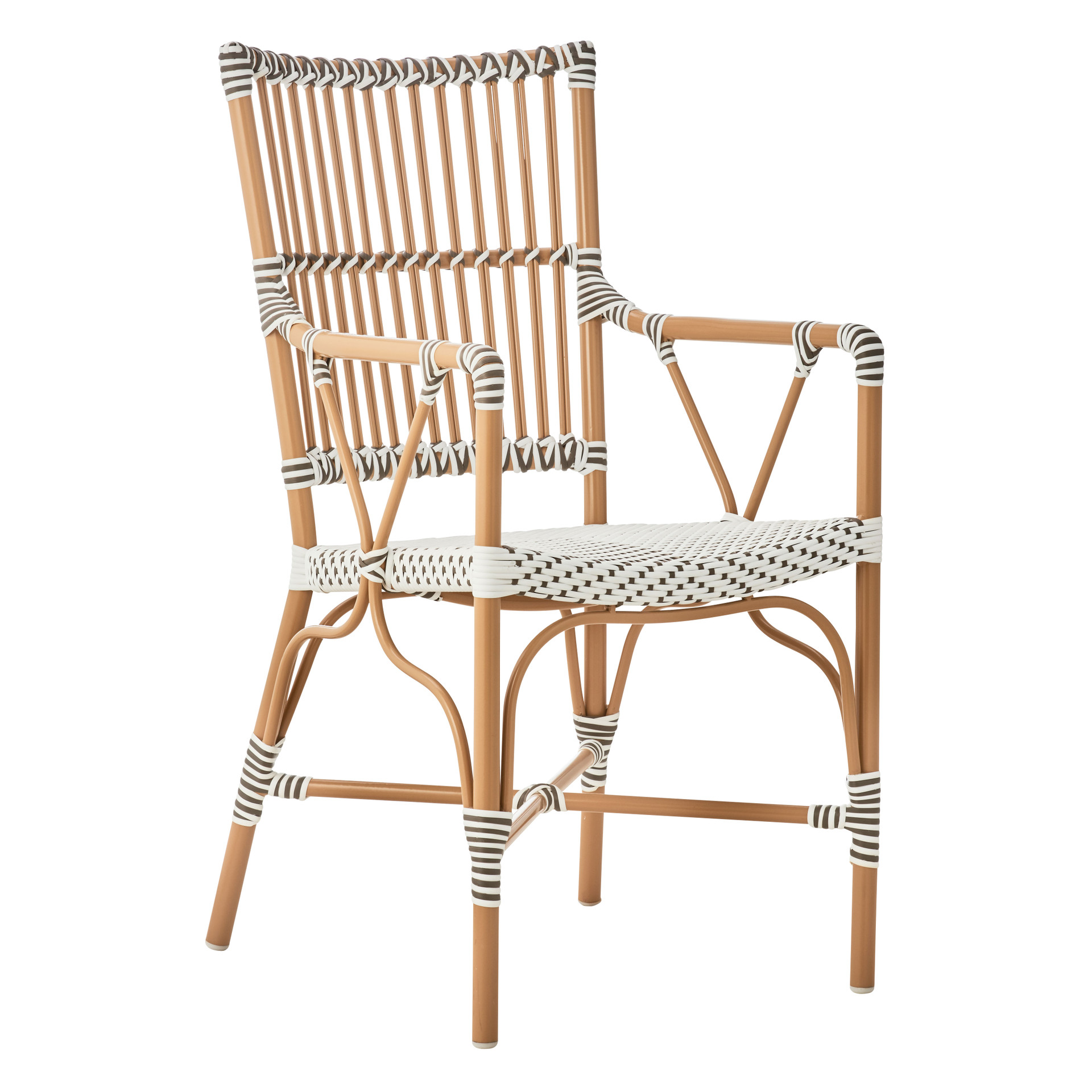 【美品】S'more Alumi High Armchair 2脚セッ Monique Arm Chair AluRattan