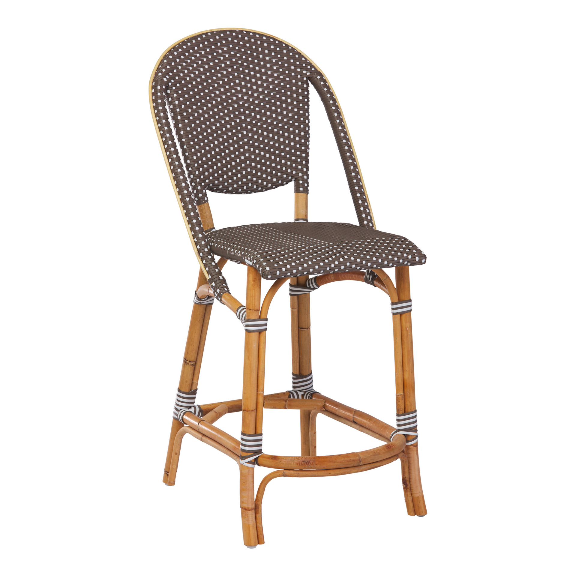 Sika Design Sofie Counter Stool - Stackable Rattan Bistro Stool