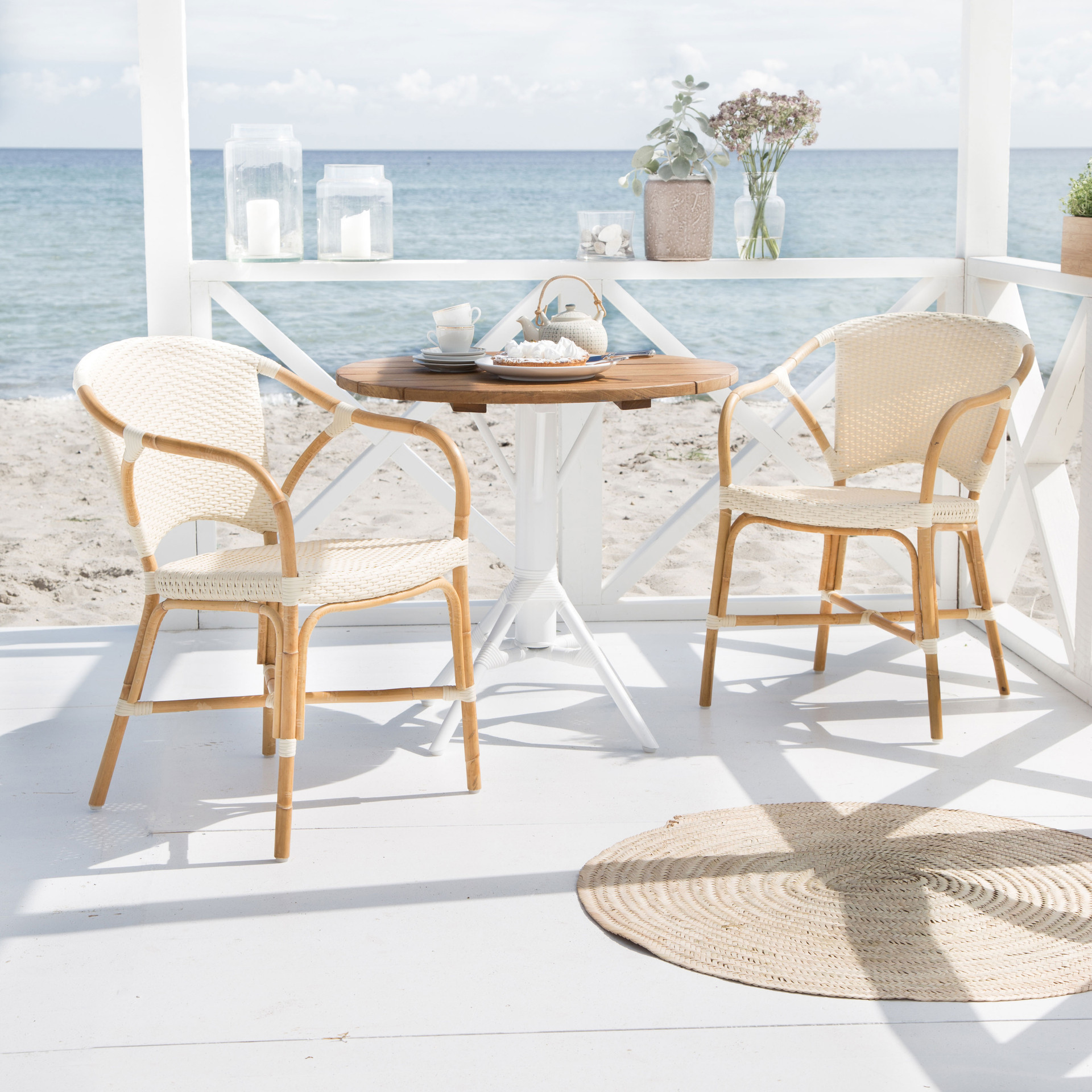Sika Design Valerie Chair - Stackable Rattan Bistro Chair 9176