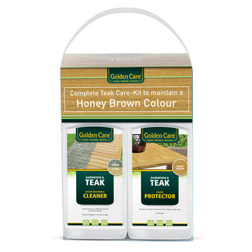 Golden Care Complete Teak Care Kit (2 Liter) Golden Care Complete Teak Care Kit (2 Liter)