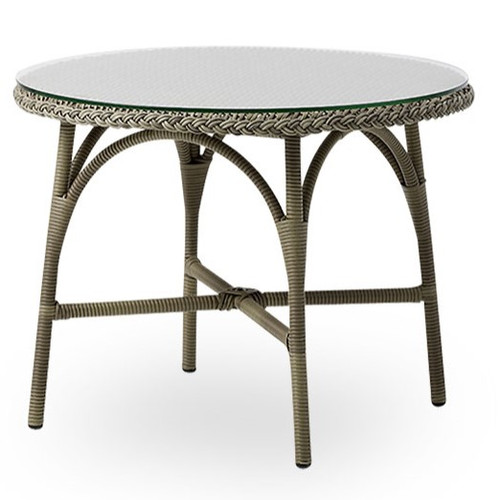 Victoria 31.5" Round Cafe Table w/Glass Top Victoria 31.5" Round Cafe Table w/Glass Top