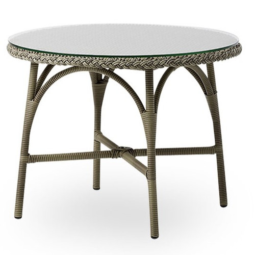 Victoria 31.5" Round Cafe  Table w/Glass Top