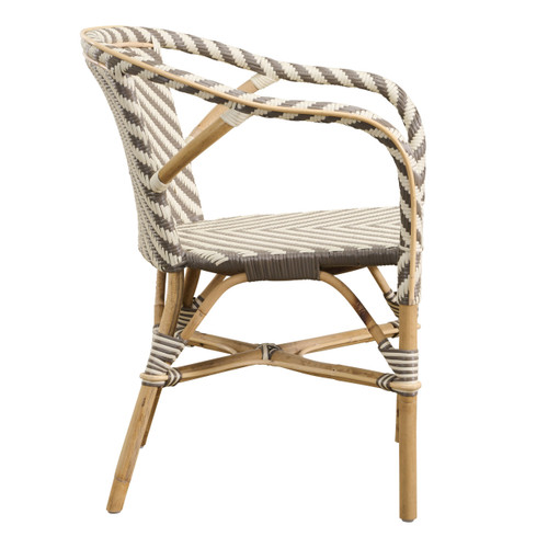 Madeleine Arm Chair Chevron