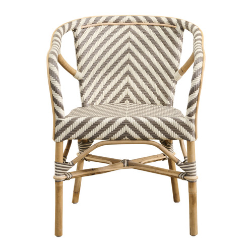 Madeleine Arm Chair Chevron