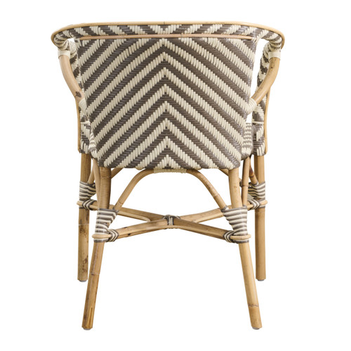 Madeleine Arm Chair Chevron