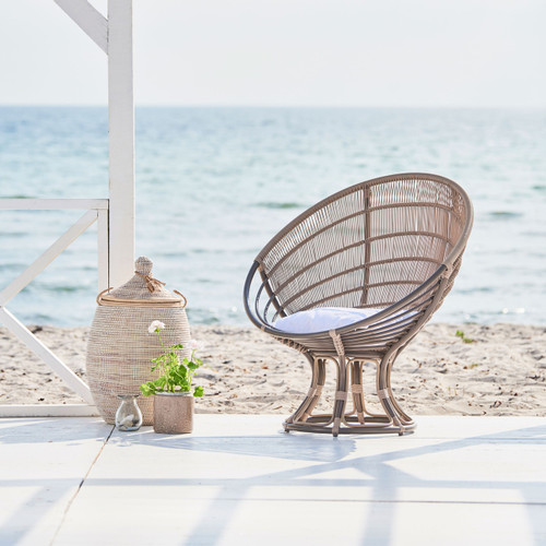 Franco Albini Luna Sun Chair Exterior - Moccachino Franco Albini Luna Sun Chair Exterior - Moccachino