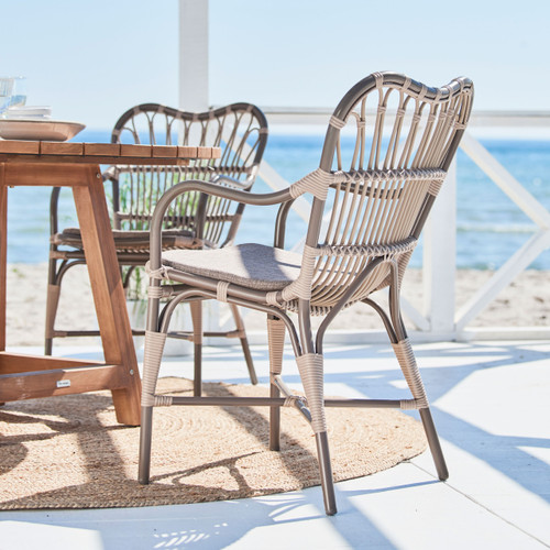 Margret Arm Chair Exterior - Moccachino Margret Arm Chair Exterior - Moccachino