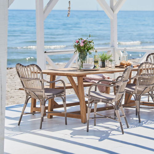 Margret Arm Chair Exterior - Moccachino Margret Arm Chair Exterior - Moccachino