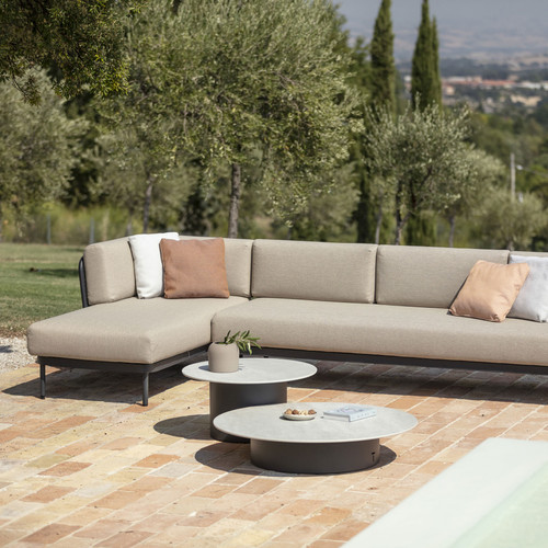 Branta Ceramic Coffee Table - 27.5"Dx14"H