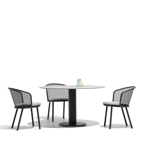 Branta Ceramic Dining Table - 51"Dx29.5"H Branta Ceramic Dining Table - 51"Dx29.5"H