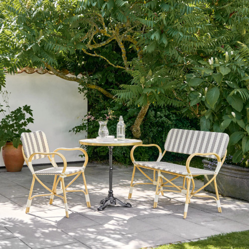 Franco Albini Exterior Bistro Chair - Stripe Franco Albini Exterior Bistro Chair - Stripe