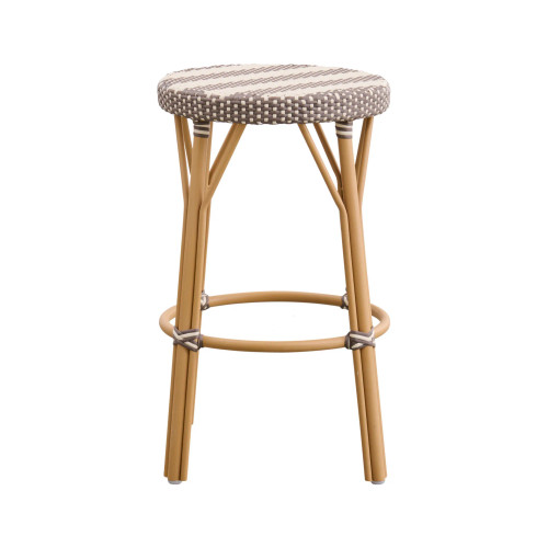 Simone Exterior Counter Stool - Stripe Simone Exterior Counter Stool - Stripe