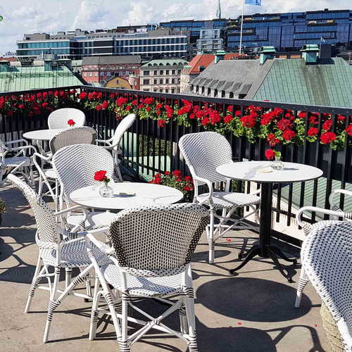 Nouveau FlipTop Cafe Table Base - 30"W