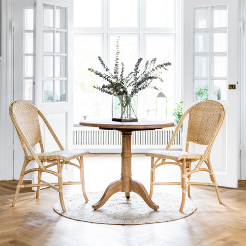 Michel Teak Round Table 32" Michel Teak Round Table 32"
