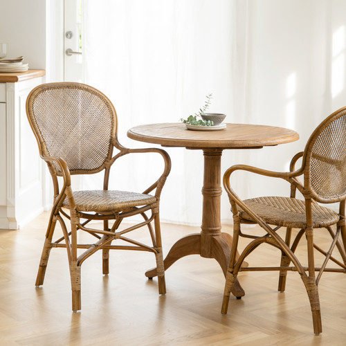 Michel Teak Round Table 32" Michel Teak Round Table 32"