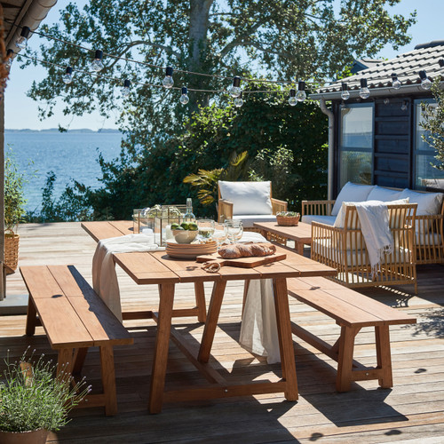 Sika Design George Teak Table - Outdoor Teak Dining Table