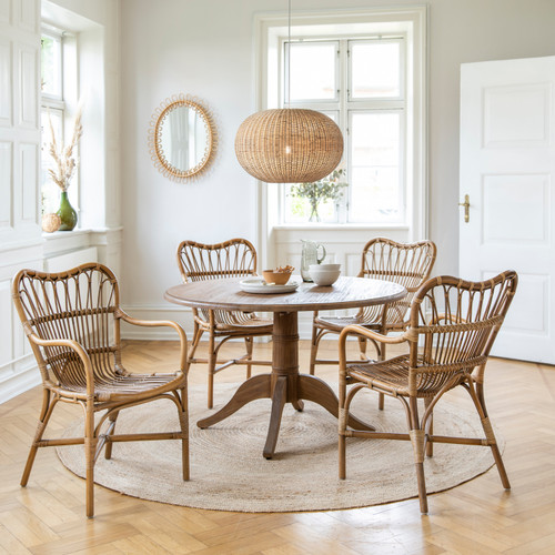 Michel Teak Round Table 47" Michel Teak Round Table 47"
