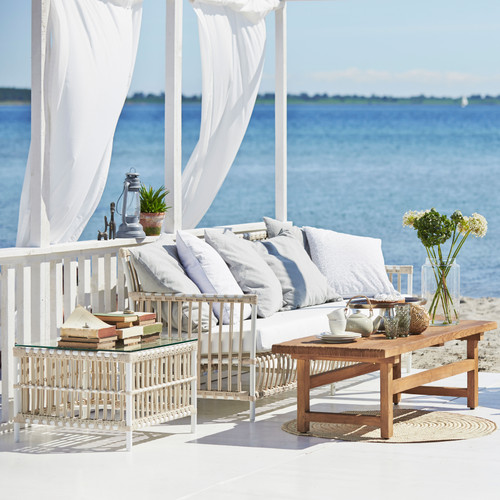 Caroline Side Table Exterior w/Glass Top Caroline Side Table Exterior w/Glass Top