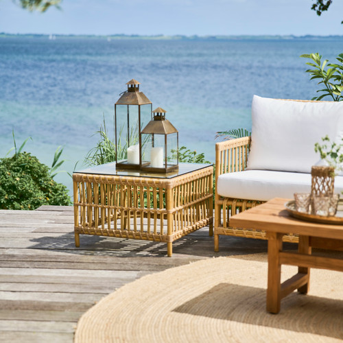 Caroline Side Table Exterior w/Glass Top Caroline Side Table Exterior w/Glass Top
