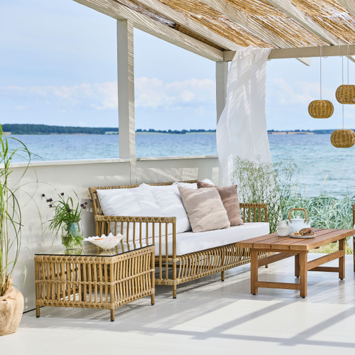 Caroline Side Table Exterior w/Glass Top Caroline Side Table Exterior w/Glass Top