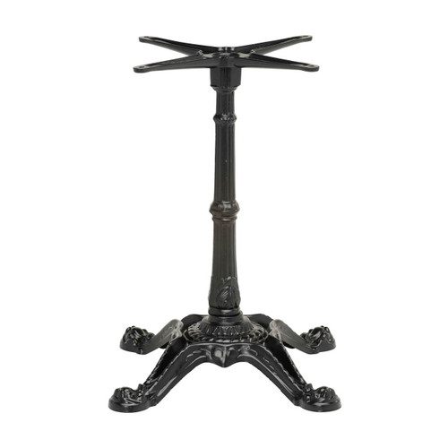 Bistro Large 28in 4-Prong Cast Iron Cafe Table Base