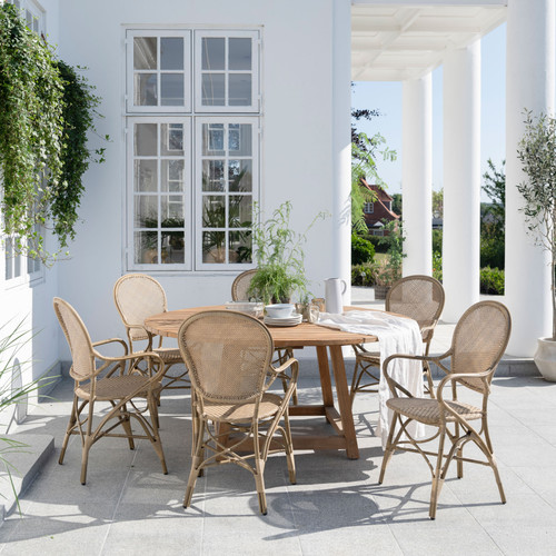 George Teak Round Table 63"