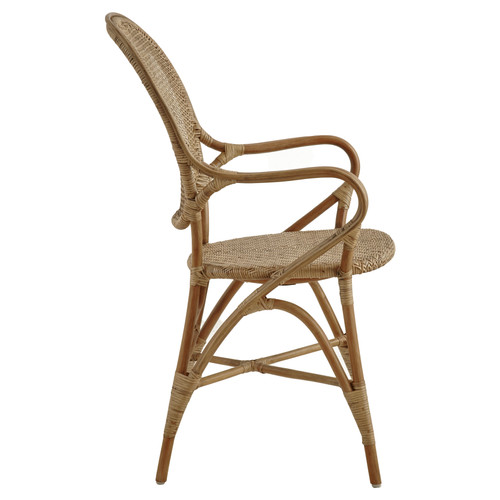 Sika Design Rossini Arm Chair - Stackable Rattan Bistro Chair