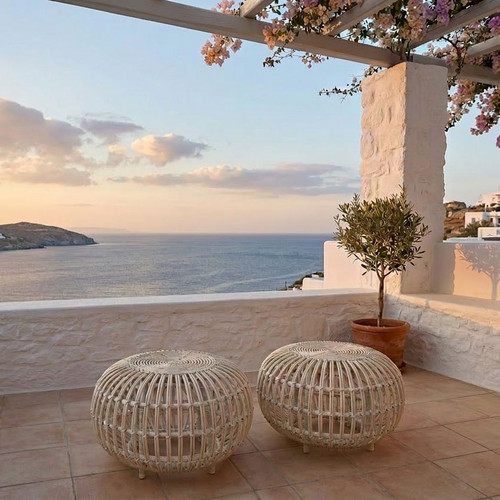 Franco Albini Large Ottoman Exterior