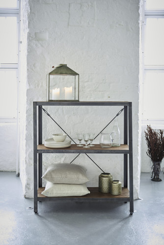 Shelly Teak Low Shelves