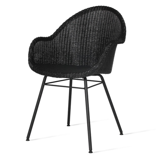 Avril Highback Dining Chair Steel A Base