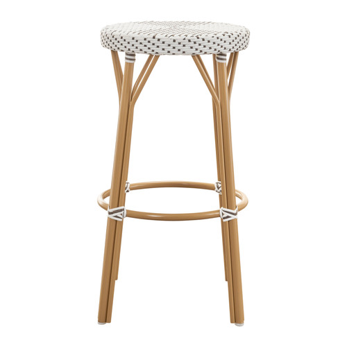 Simone Bar Stool AluRattan