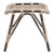 Monet Foot Stool Exterior - Moccachino