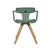 T14 Chair with Wooden Legs Outdoor