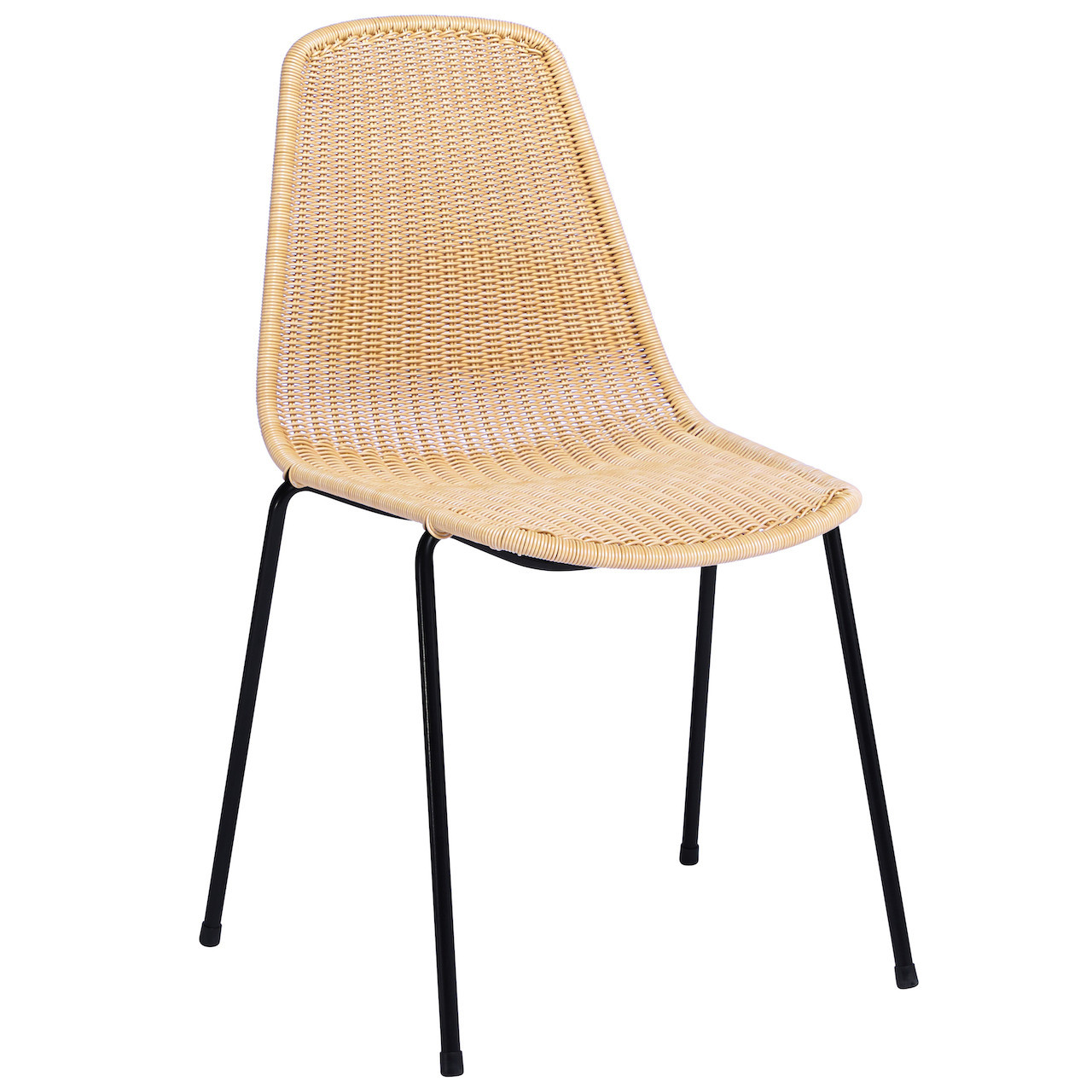 Feel Good Design バスケットチェア Basket chair Basket chair - rattan stacking chair by Gian Franco Legler