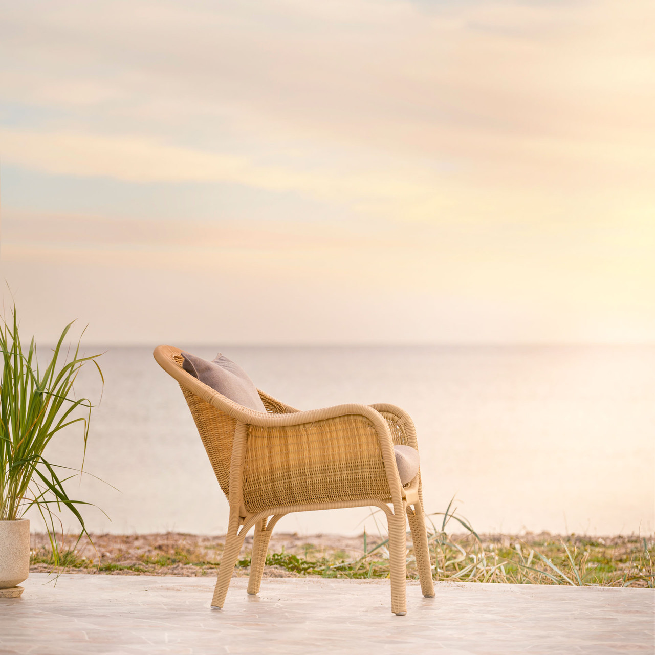 Sika Design Nanna Ditzel Madame Chair Exterior - Outdoor Patio Chair