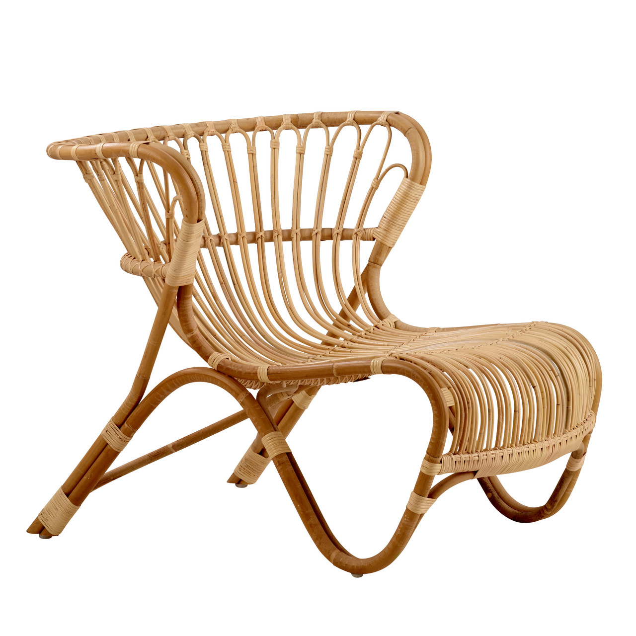 Sika Design Viggo Boesen Fox Chair - Rattan Lounge Chair