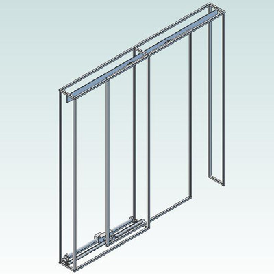 Pneumatic Pocket Door