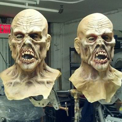 Coat Rack Zombie Head