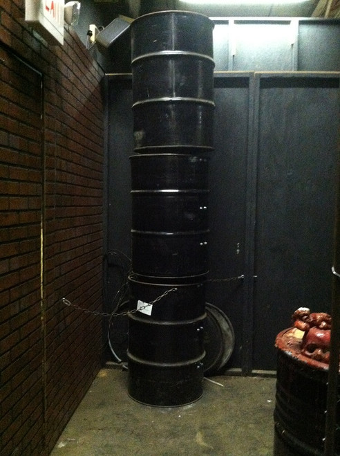 Tipping Barrels Prop - 3 Stack