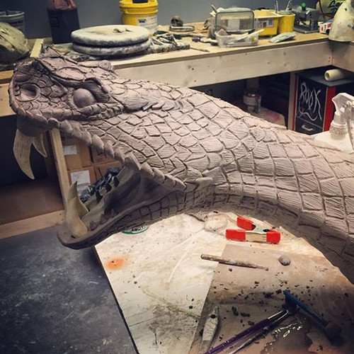 Snake Actor Puppet Static Prop