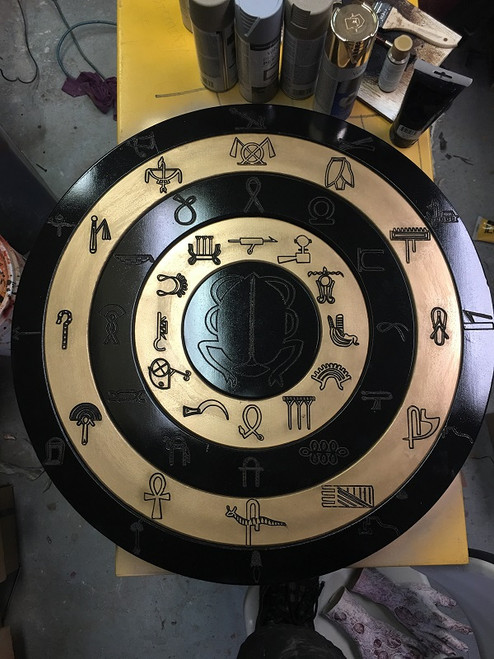 Wall Rotation Puzzle - Egyptian Motorized