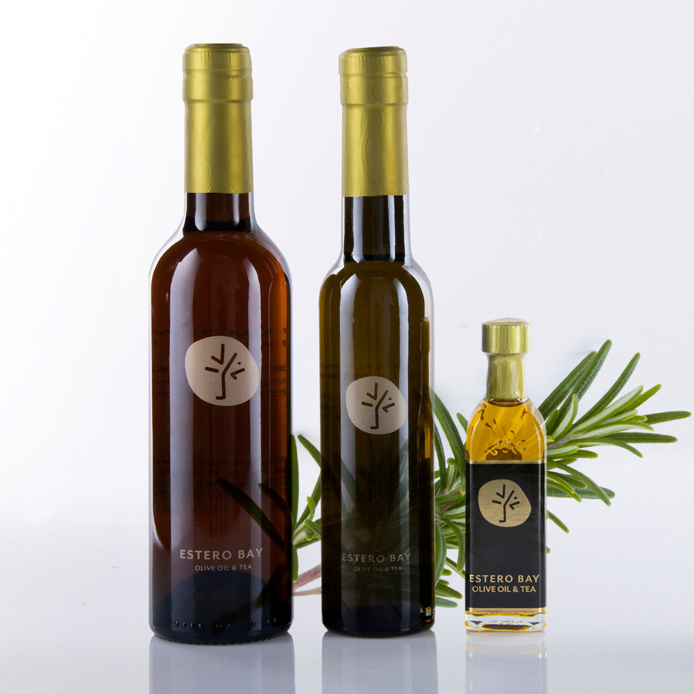 Bottle of Estero Bay Rosemary Olive Oil