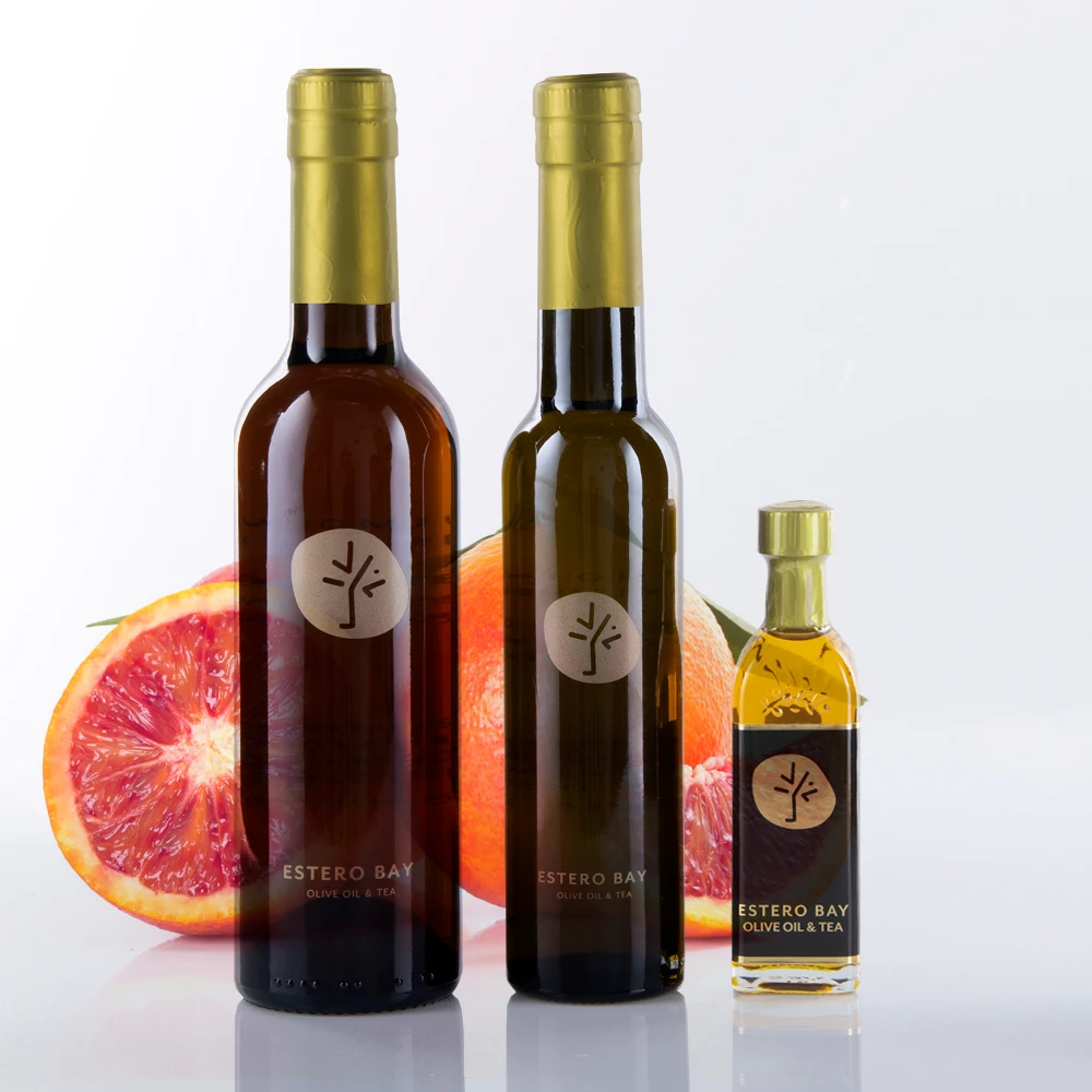 Bottle of Estero Bay Navel Orange Olive Oil
