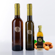 Bottles of estero bay olive oil & tea's almond oil